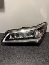2014-2016 ACURA MDX LH DRIVER SIDE HEADLIGHT LED OEM READ 1 TAB CRACKED READ picture