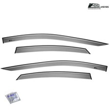 EOS Visors For 19-Up Kia Forte Sedan JDM Tape-On Side Window Vent Rain Guards picture