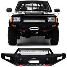 Vijay For 1989-1995 Toyota Pickup Steel Front Bumper with D-Rings and Lights picture