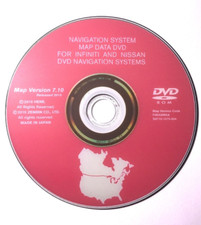 Nissan / Infiniti Navigation DVD Latest Update Version 7.10 gps road map picture