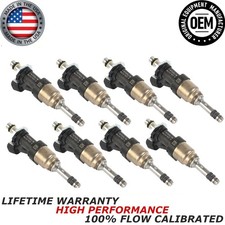 OEM 8x NEW ACDelco Fuel Injectors 2014-17 Chevrolet Silverado 1500 Suburban 5.3L picture