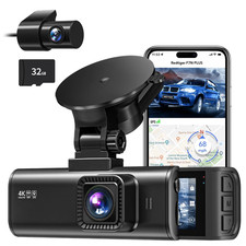 REDTIGER F7NP 4K Dash Cam Front and Rear Dual Dash Camera WIFI &GPS With 32GB SD picture