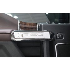 For 2015-20 Ford F-150 F150 Silver Chrome Inner Interior Door Handle Cover Trim picture