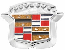 RestoParts Trunk Lock Crest Emblem For 1969 Cadillac Deville Eldorado Fleetwood picture