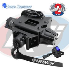 3500lbs Assault Plug-N-Play Winch for Polaris ATVs by KFI Products - ASP-35 picture