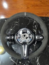 BMW CS Alcantara Leather Heated Vibration White Stitch Wheel F80 F82 M3 M4 picture