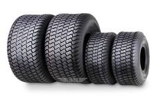 Set 4 WANDA 15X6-6 & 20X8-8 Lawn Mower Tractor Cart Turf Tires 4 Ply-13016/13035 picture