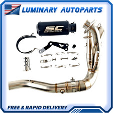 MT-09 2020-2025 for Yamaha MT-09 SC Exhaust Front Pipe Muffler Tips Whole System picture