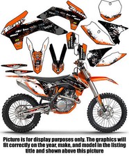 2001-2002 KTM EXC 125 200 250 300 380 400 520 GRAPHICS SET DECO DECALS STICKERS picture