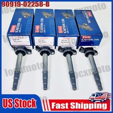 4Pcs Denso Ignition Coil 673-1310 For Toyota Corolla Prius 1.8L 90919-02258 NEW picture