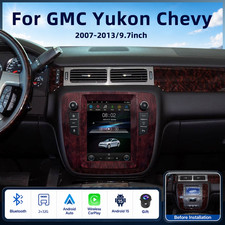 For 2007-2013 GMC Yukon Chevy Tahoe Suburban Apple CarPlay Car Radio Stereo GPS picture