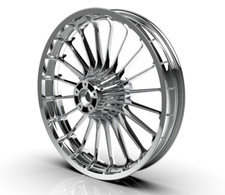 Hoprousa Chrome Front 21x3.5 Inch Tubeless spoke Wheel for HD 2013-2017 Breakout picture