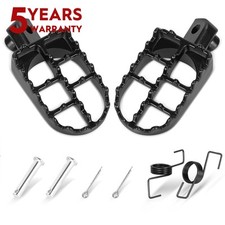 Nice CNC Foot Pegs Footrest Pedal Anodized For Honda CR250R CR125R CRF250R Black picture