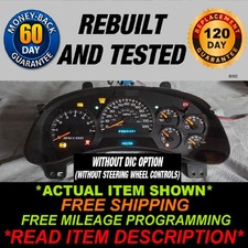 2002-2004 Chevy Trailblazer Gauge Cluster picture