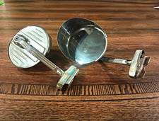 Vintage Roberk Side Mirrors With Visors Clip On Art Deco Adjustable Classic picture
