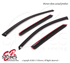 Black Tinted Out-Channel Vent Visor Deflector 4pcs For 2003-2008 Toyota Matrix picture