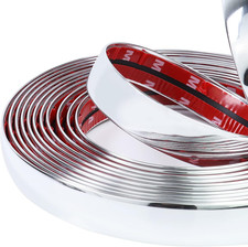 16ft Car Side Moldings Chrome Trim Molding 1-3/16 inch ABS Plastic Vehicle picture