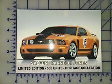 2007 Ford Saleen Mustang Parnelli Jones Brochure Sheet Cart picture
