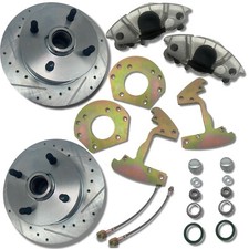 1960-1965 Ford Falcon 6 Cylinder Front Disc Brake Conversion Kit, 4 Lug Rotors picture