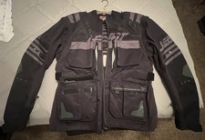 LEATT Cape Town Jacket GPX 5.5 Enduro XL  RN 146403 Black and Gray w/Neck Liner picture