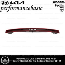 92409R0210 OEM Genuine Lamp ASSY Center Garnish for Kia Sedona Carnival 22-24 picture