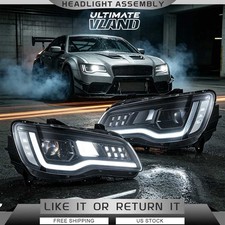 VLAND LED Headlights For 2011-2023 Chrysler 300 Front Lamps  W/start Animation picture