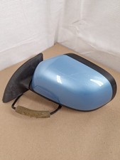 2013-2017 Nissan Leaf Left Driver Power Heated Door Mirror Light Blue 5-Pin OEM picture