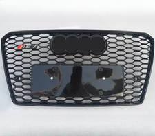 For Audi A7 S7 RS7 Black Front bumper Honeycomb Grille Mesh Grill 2012-2015 picture