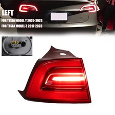 3pin For 2017-2020 Tesla Model 3 LED Outer Rear Tail light Lamp Left Driver Side picture