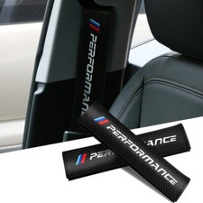 2pcs Performance Car Carbon Seat Belt Cover Safety Shoulder Strap Cushion Pad picture