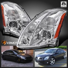 Fits 2004-2006 Maxima Replacement Projector Headlights Lamps LH+RH 04 05 06 picture