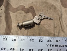 NOS Hurd T123 Trunk Lock Mechanism and 2 Key Keys Original Vintage  picture