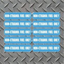 10x Non-Ethanol Fuel Only Vinyl Decals - Indoor Outdoor Fade Resistant picture