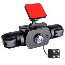 4-Camera 360° Dash Cam Vehicle DVR Front Rear Inside Driving Recorder picture