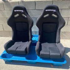 Pair BRIDE Japan Style Black Gradation RECLINER Bucket Drift Racing JDM Seats picture