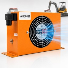 AH0608T-CA Hydraulic Air Oil Cooler 12V DC 60L/min 2MPa picture