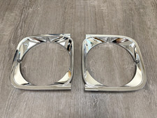 NEW 1972 Chevrolet Chevelle / El Camino Headlamp Bezels Chrome LH RH PAIR 2PCS picture