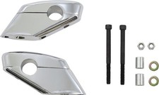 Baron Custom Accessories Liner Pullback Handlebar Risers Chrome BA-7422-00 picture