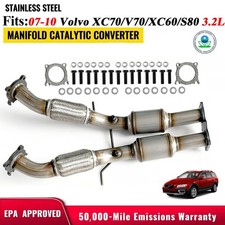 Fits: 2008-2010 VOLVO XC70/V70 2010 XC60 2007-2010 S80 3.2L CATALYTIC CONVERTER picture