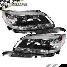 For 2013 2014 2015 Chevy Malibu Black Housing Halogen Headlights Headlamps picture