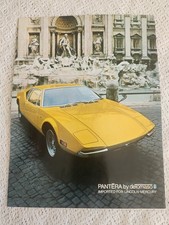 1971 De Tomaso Pantera Original Lincoln Mercury Sales Brochure LM71-108 Ford picture