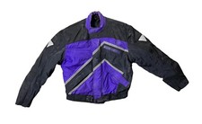 Vintage Hein Gericke Motorcycle Jacket Purple Black Men’s Size Large picture