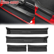 Door Sill Guards Scuff Plate Entry Guard Cover for Jeep Gladiator JT 2020-2024 picture