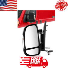 Door Mirror-Manual Turn Signal Textured Black Temperature Sensor Mirror TRQ picture