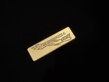 Weissach RS Emblem For Porsche 911 Exclusive Manufaktur Emblem Logo Matt Gold picture
