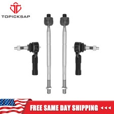 4Pcs Front Outer Inner Tie Rod for 2015-19 Chrysler 300 Dodge Challenger Charger picture