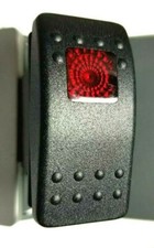 308-1038 Onan Cummins Genuine RV Generator Rocker Start Stop Switch Red lens OEM picture
