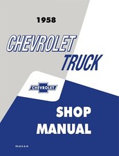 1958 Chevrolet Truck Shop Manual picture