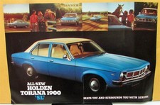 74 Holden Torana 1900 SL Dealer Sales Sheet Large Foreign Original GM Rare picture