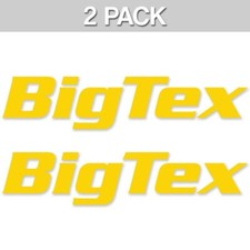 Big Tex Trailer Logo Decal BigTex - Set of 2 - 12